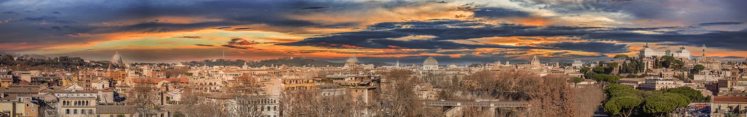 Fototapeten stunning cityscape of Rome © Vivida Photo PC