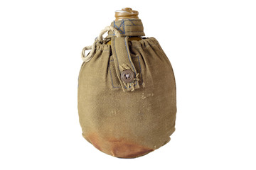 Old Military Flask. One of the Symbols of WW2 and 9 May Victory Day.