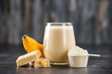 Protein sports cocktail © murziknata