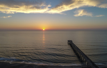 Morning Sunrise over the Beach