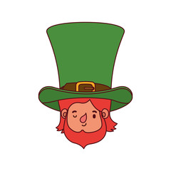 leprechaun head with hat avatar character