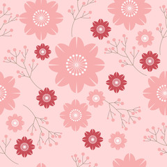sakura flower seamless pattern