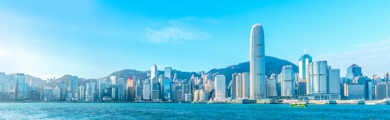 Hong Kong City Skyline and Architectural Landscape.. - obrazy, fototapety, plakaty