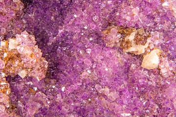 Amethyst, gemstone druse for stone healing