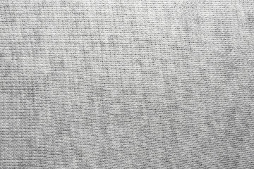 The texture of the knitted gray fabric for the background  