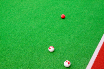 Chinese gate ball in color plastic playground