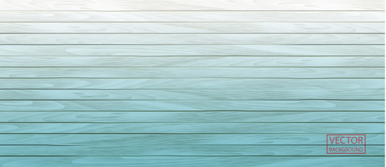 Blue wood header on vector vintage background. Old wall wooden vintage floor. Wooden board texture. Horizontal backdrop. Banner design. Nature background. © antuanetto