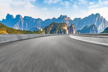 Highway Road and Beautiful Natural Landscape..