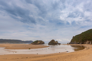 Beach of San Roman (O Vicedo, Lugo - Spain).
