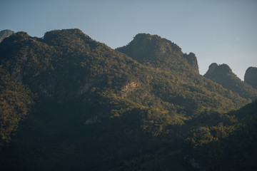 Obraz premium Top view Doi Luang Chiang Dao, The third highest mountain in, Thailand