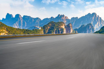 Highway Road and Beautiful Natural Landscape..