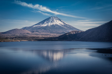 1000 Yen View of Lake Motosu and mount Fuji