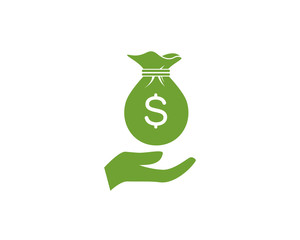 Money bag icon illustration isolated sign symbol. Money bag vector logo.