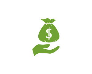 Money bag icon illustration isolated sign symbol. Money bag vector logo.