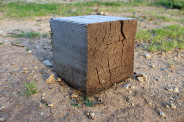 perspective of a wood square
