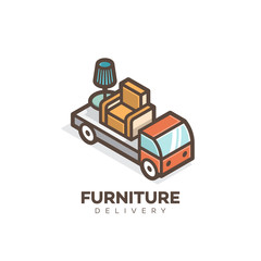 Furniture delivery logo