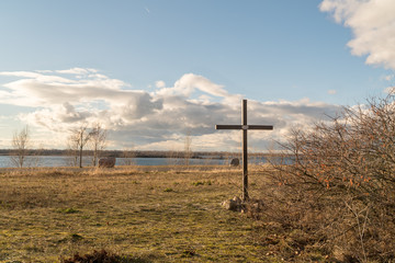 Erinnerung an die ehemalige Kirche von Werbelin