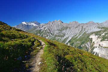 Fototapeta premium Sentier du Parc national de la Vanoise