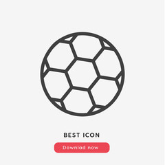 Obraz premium soccer ball icon vector