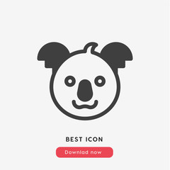 koala icon vector