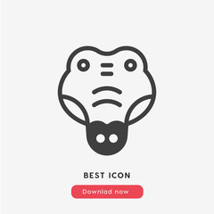 wild animal icon vector