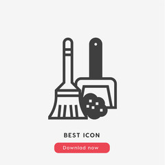 rubbish icon vector