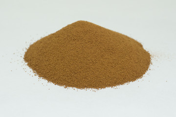coffee slide coffee beans white background grain