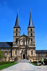 Fototapeta na wymiar The Michaelsberg Abbey in Bamberg, Bavaria, Germany