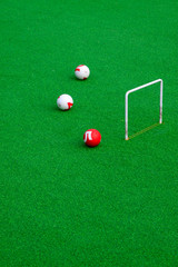 Chinese gate ball and athlete's legs