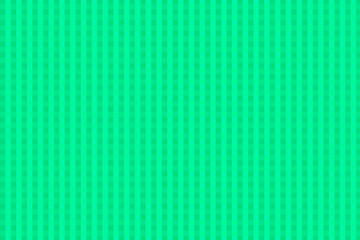 Empty green checkered kitchen linen or cloth Copy space template with spotlight