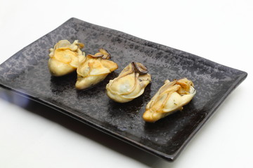 Grilled oyster　in Japan