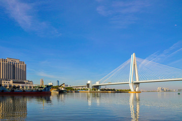 The bridge over Qiongzhou Strait （China）