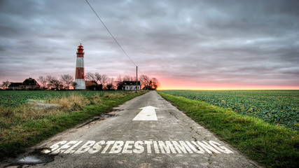 Schild 392 - Selbstbestimmung