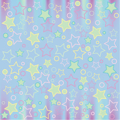 Pattern modern style delicate color. Space background with stars