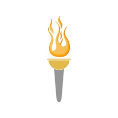 Torch symbol, Torch icon or logo