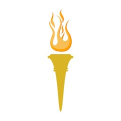 Torch symbol, Torch icon or logo