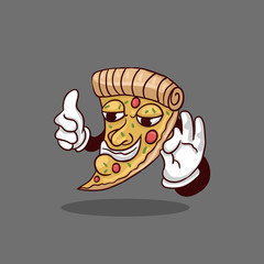 pizza tasty mascot