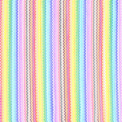 Bright colorful wavy lines pattern