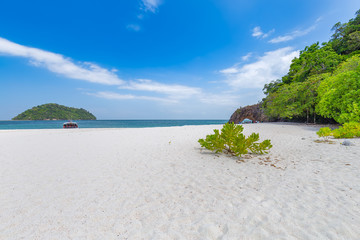 Koh Lipe with beautiful beach and blue sky at Koh Khai in Andaman Sea,Tarutao national park , Satun Province,Thailand