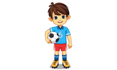 Cute little soccer player 2