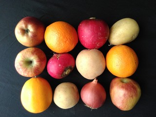 fresh fruits and vegetables