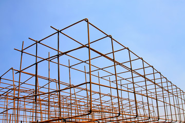 Fototapeta premium Reinforcing cage frame