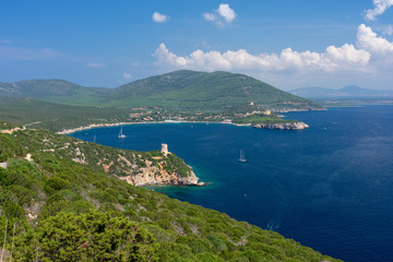 Fototapeta na wymiar West Sardinia landscape