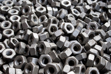Steel nuts bolt
