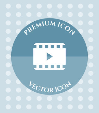 Video Icon for Web, Applications, Software & Graphic Designs.