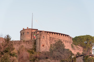 Gorizia. Small foreshortenings. Winter sunset
