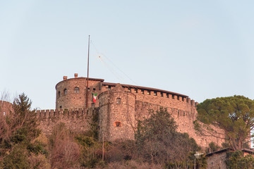 Gorizia. Small foreshortenings. Winter sunset