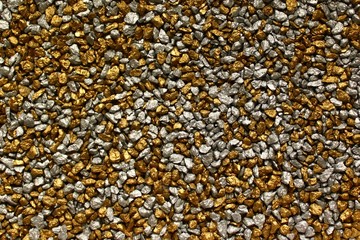 gold silbernes Deko Granulat