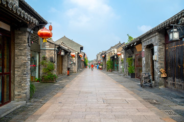 Ancient City Street of Yangzhou, China..
