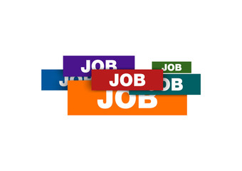 Baner job. Internet banner. Vector illustration. Decoration.